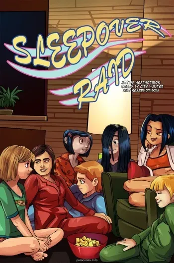 [Nearphotison] Sleepover Raid (Various) [Spanish] manga cover