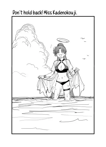 Don't hold back! Miss Kadenokouji manga cover