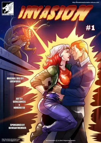 [Locofuria, 6evilsonic6] Invasion #1-2 (X-Men) manga cover