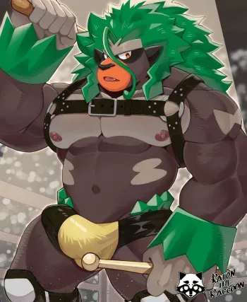 [RatonTheRaccoon] Rillaboom (Pokemon) manga cover