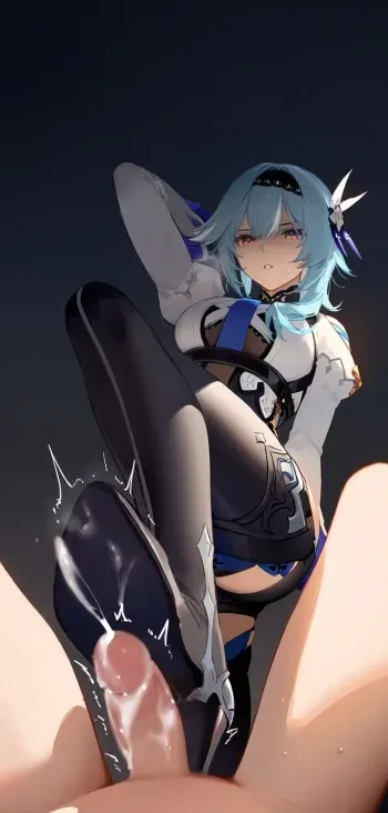 [LunarHeron] Genshin Sadism Boots Footjob - 60 pix [AI Generated] manga cover
