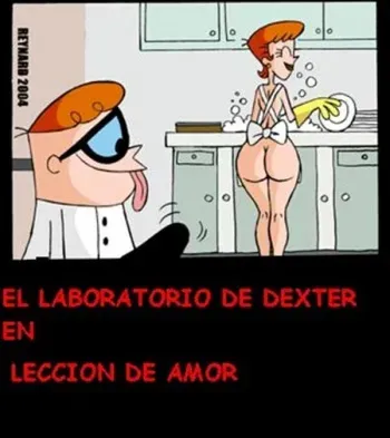 EL LABORATORIO DE DEXTER LECCION DE AMOR manga cover