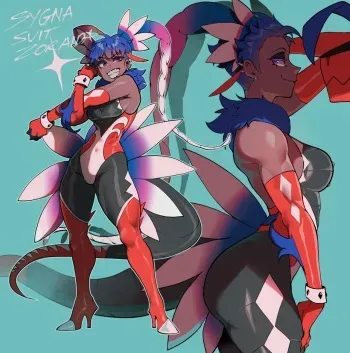 [Thiccwithaq] Zoraida Koraidon Cosplay (Pokemon) manga cover