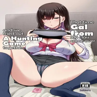 That Time Gal From My Class Came Over And We Tried Out A Hunting Game Together [Original] manga cover