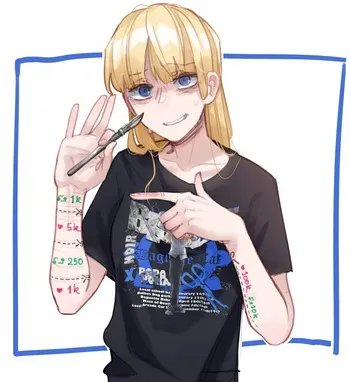 [popopoka] Blondie's t-shirt manga cover