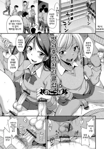 [Nokoppa] Houkago Seishori Club | 방과후 성처리 클럽 (Gekkan Web Otoko no Ko-llection! S Vol. 35) [Korean] [S아로마] [Digital] manga cover