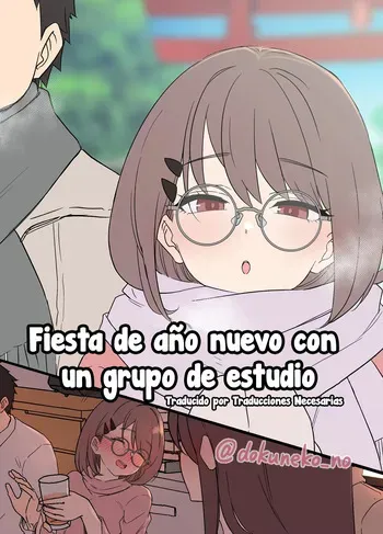 [Dokuneko Noil] Zemi no Bounenkai (Full) + Kinga Shinnen 2024 - Fiesta de año nuevo con un grupo de estudio Completo + Extra [Español] [Traducciones necesarias] [Sin Censura] manga cover