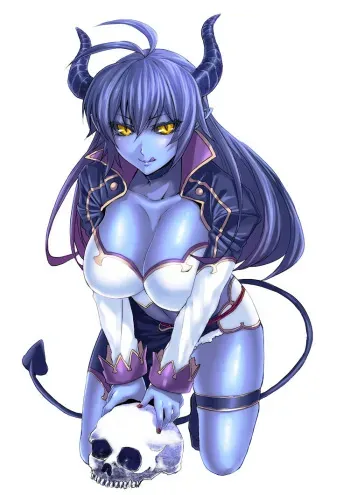 Blue Skin (demon girl, elf, monster girl) manga cover