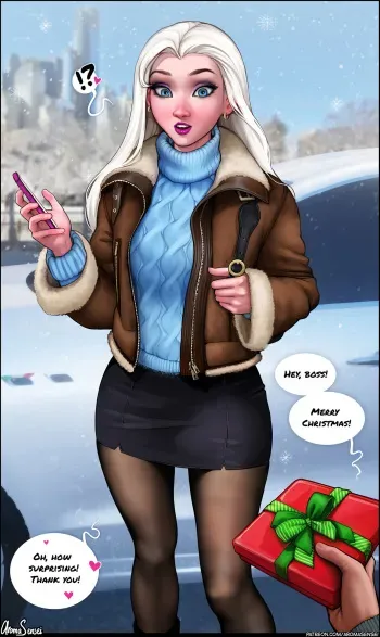 [AromaSensei] X-mas present for Elsa! manga cover