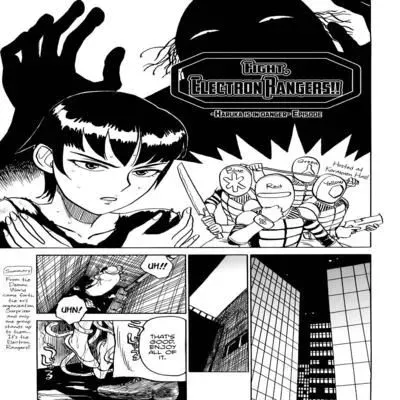 Fight, Electron Rangers!! -Haruka is in danger- Episode [Original] manga cover