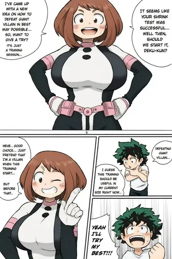 [GTS Tamago] Ochako Uraraka vs Izuku Midoriya (COLOR) manga cover
