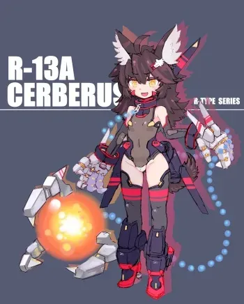 [Aji Taro] R-13A Cerberus-chan (R-Type Delta) manga cover