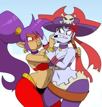 [ComicalWeapon] Sweet Defeat - Shantae & Risky Boots manga cover