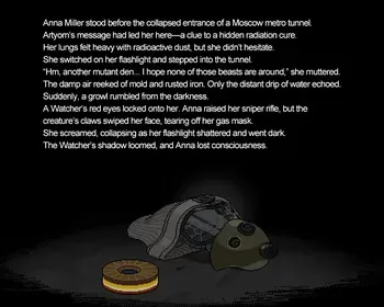 [Blackguard] Anna and Watcher Metro 2033 manga cover