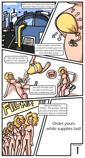 [Phentaiee] Fill-Me: The Human Toilet (CH.1) (COMPLETE) manga cover