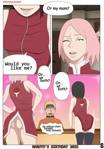Naruto's Birthday Comic 2023 Pages [5/5] By Erogakure manga cover