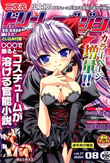 2D Dream Magazine 2004-08 Vol. 17 manga cover