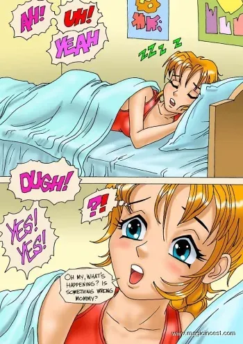 Magic Incest - Family gang-bang manga cover