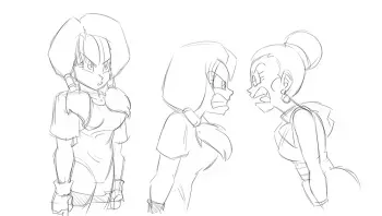 [Funsexydragonball] Videl meets Chichi (Dragon Ball Z) manga cover