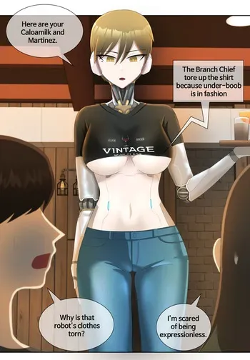 [ho-ze] The robot likes the manager manga cover