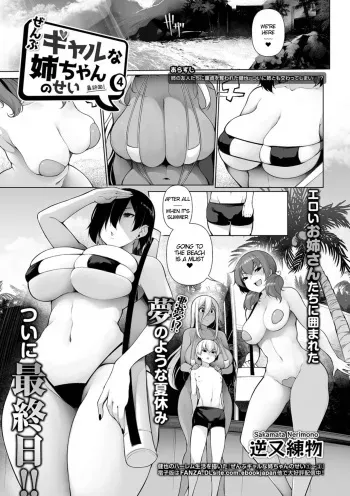 Zenbu Gal na Nee-chan no Sei 4 manga cover