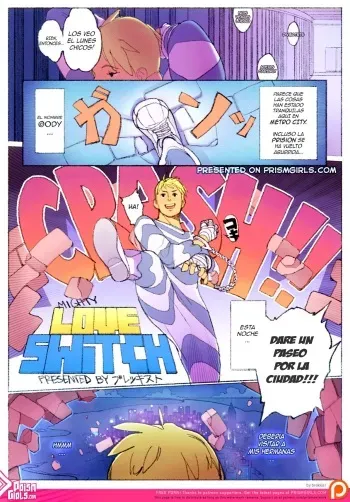 [Prism Girls (brekkist)] Mighty Love Switch (Mighty Switch Force!, Final Fight) [Spanish] manga cover