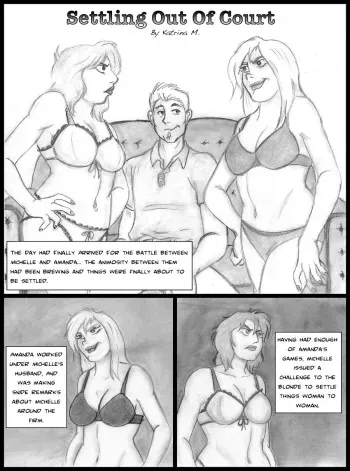 Settling Out Of Court by Katrina M. manga cover