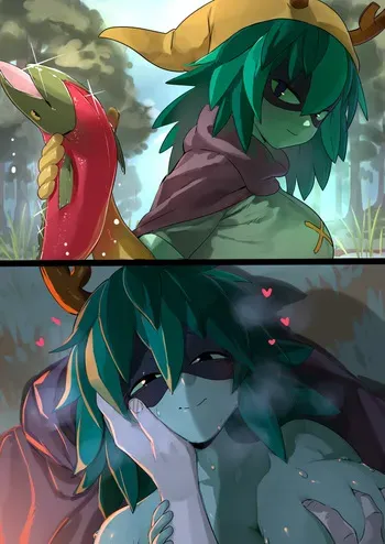 [Nia4294] Finn and Wizard Huntress (Adventure Time) manga cover