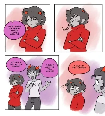 [McSiggy] Slip of the Tongue (Homestuck) manga cover