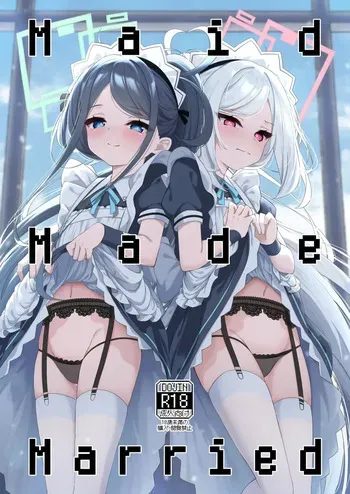 (Sensei, Nagoya demo Ganbatte Ikimashou! 5) [Tsukuten (Madoka Tsukumo)] Maid Made Married (Blue Archive) [English] manga cover