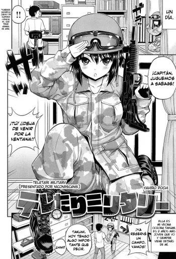 [Yahiro Pochi] Teletari Military (Chupa Shower) [Spanish] [NicoNiiScans] manga cover