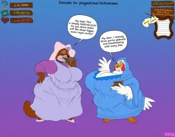 [Arkveveen] Massive Marian and Corpulent Kluck Weight Gain Drive manga cover
