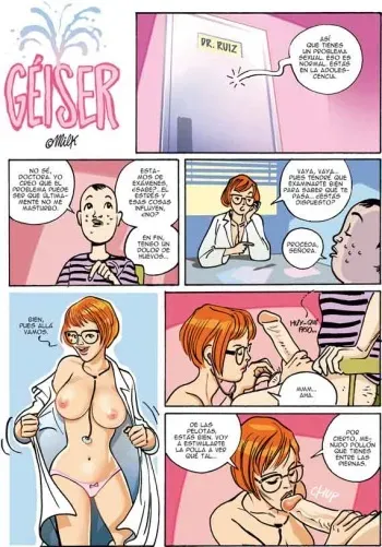 El Jueves - Pencomix - by Milk - Géiser - Spanish manga cover