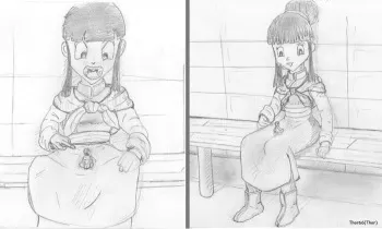 [Zi Yuan]FanArt Giantess or ShrinkMan manga cover