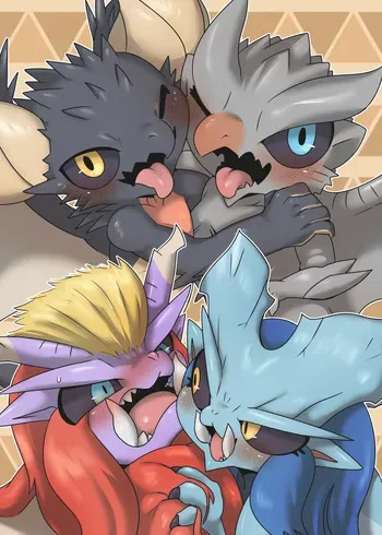 [Gun Modoki (Doro Doneru)] Perverted Elder Dragons (Monster Hunter) [English] [A-Z Translations] [Digital] manga cover