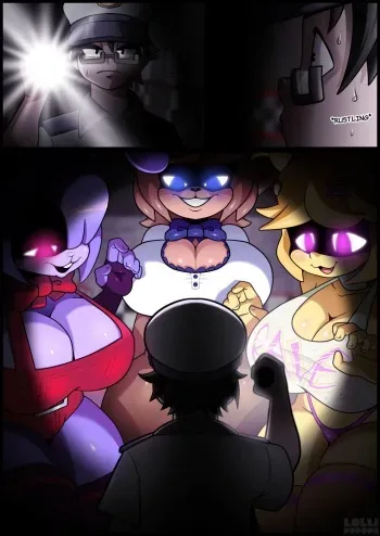[Lollipopcon] Newbie at the Nightclub (Five Nights at Freddy's) manga cover