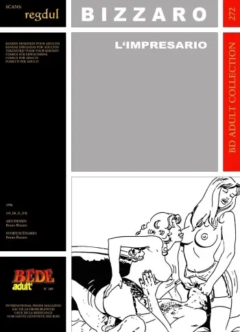 [Bruno Bizarro] L'impresario [French manga cover