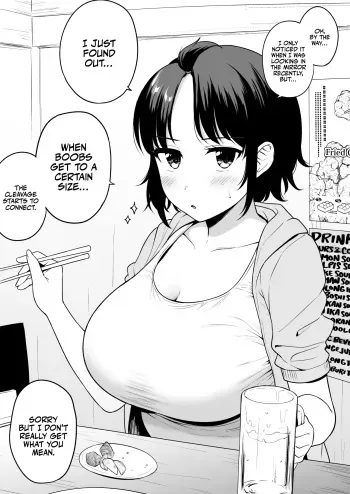 Tanima ga Tsunagaru kurai Chichi ga Dekai Onna Tomodachi | A Female Friend with Boobs So Big That Her Cleavage Connects manga cover