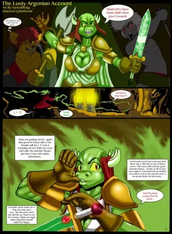 [Yuri Leaky-Dominski (Yuricrabking)] The Lusty Argonian Account (The Elder Scrolls: Oblivion) [In Progress] manga cover