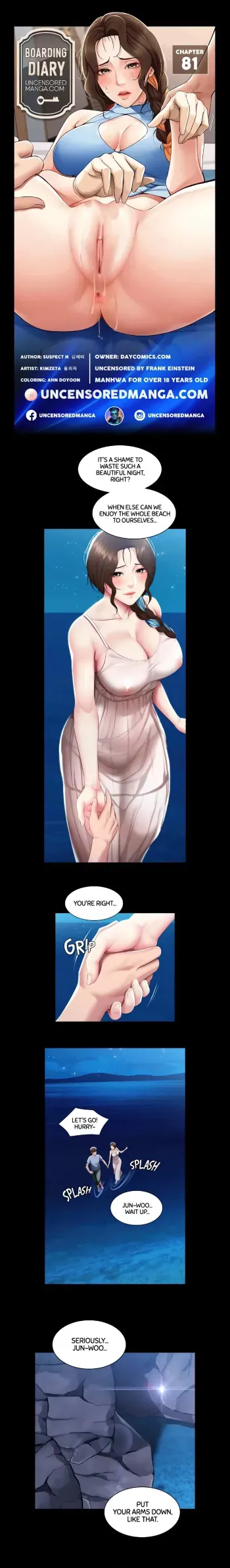 寄宿日记无码Boarding Diary Uncensored 无圣光英文字幕 81-100话 manga cover