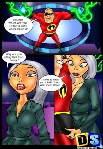 [Drawn-Sex] The Incredibles 2 manga cover