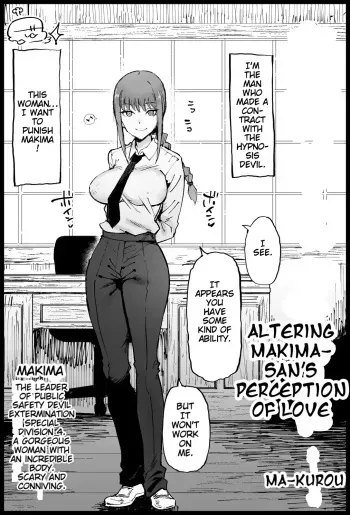 Altering Makima-san’s Perception of Love manga cover