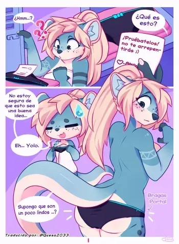 [Dont_Jinxitx] Portal panties (Spanish) [Queso2033] manga cover
