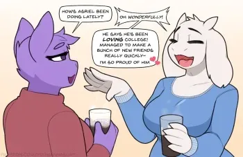 [Youwannaslap]Asriel In College manga cover