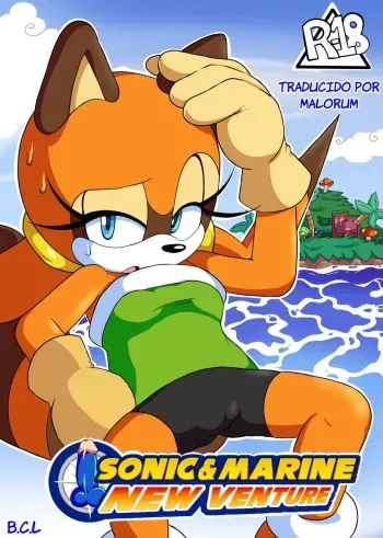 [Escopeto] Sonic & Marine New Venture! (Sonic the Hedgehog) [Spanish] [Malorum] manga cover