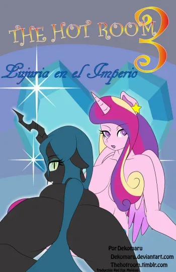 [Dekomaru] The Hot Room 3: Lujuria En El Imperio (My Little Pony: Friendship is Magic) [Spanish] [Red Fox Makkan] manga cover