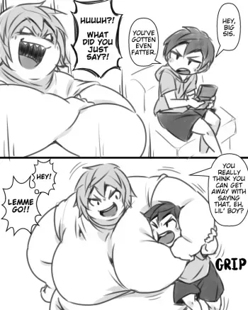 Fat sister manga cover