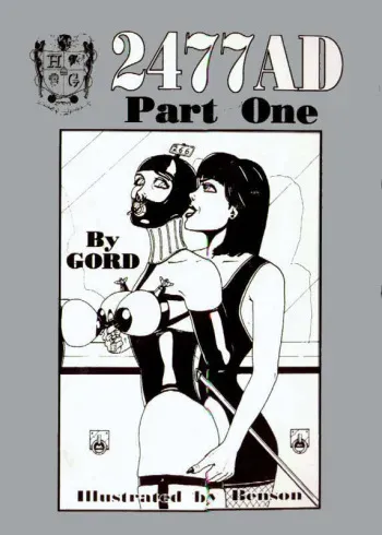Art of Simon Benson - 2477AD PArt 1 manga cover