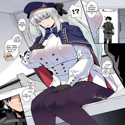 Queen Morgan Wearing Her Old Uniform [Doujinshi] manga cover
