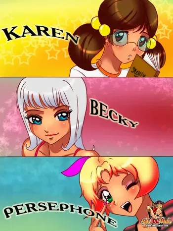 Karen, Becky,& Persephone manga cover